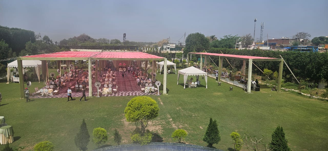 The golden crown resort lawn open view